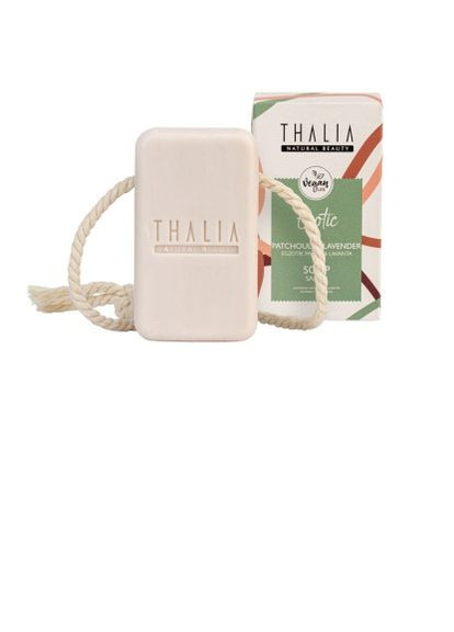 Натуральное подтягивающее мыло для лица и тела с экстрактом лаванды и пачули, 140 г Thalia (287339479)