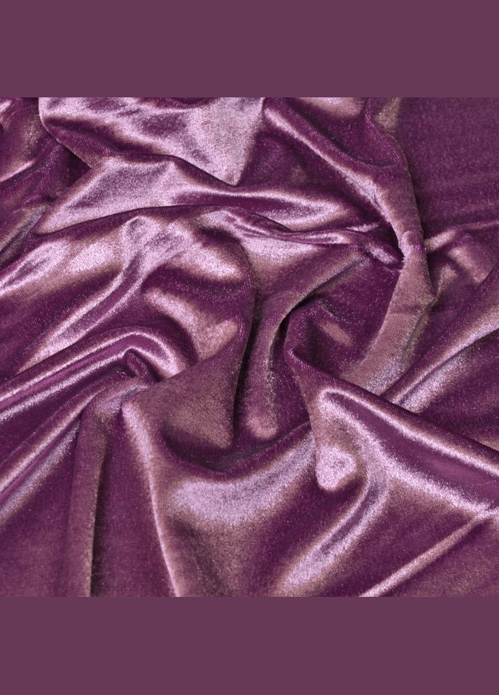 Ткань велюр Ice сирень No Brand (321991825)