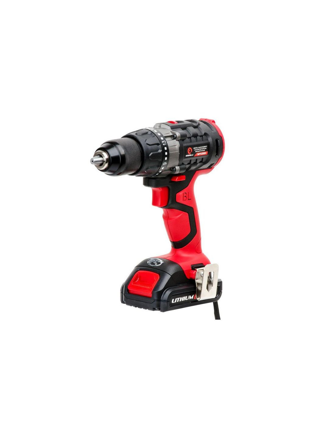 Аккумуляторный шуруповерт 18 В с бесщеточным двигателем для работы по дереву и металлу, 2 Intertool (332203155)