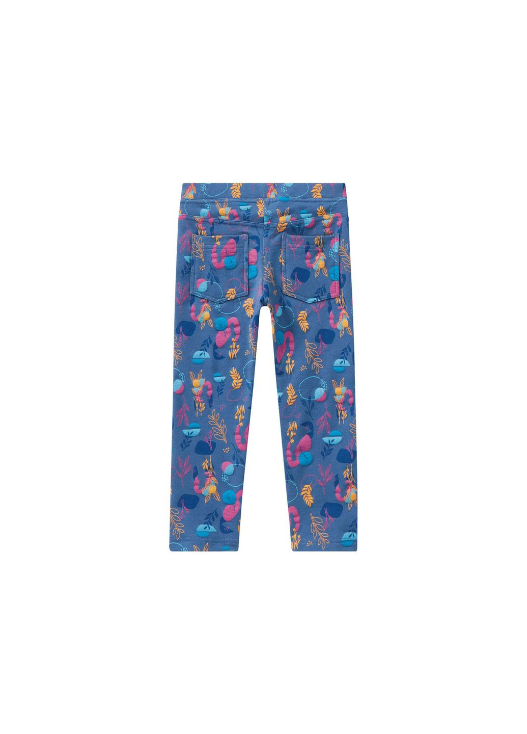 Синие демисезонные джеггинсы skinny двунитка для девочки frozen 387282-1 Disney