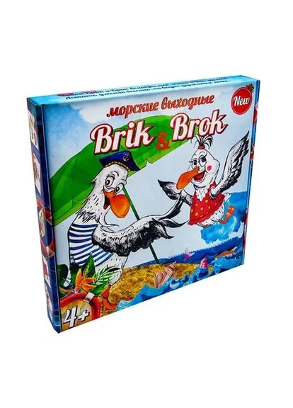 Настільна гра "Морські вихідні Brik and Brok" 30202 рус Strateg (377736078)