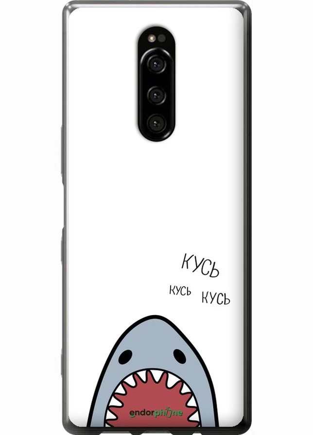 Чехол на Sony Xperia 1 J9110 Акула "4870u-1760-70447" Endorphone (329836520)