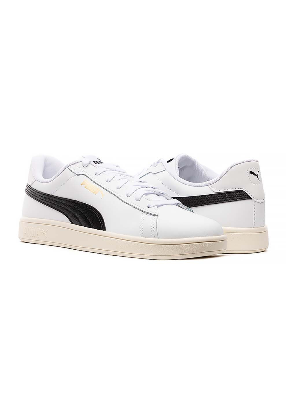 Білі Осінні чоловічі кросівки smash 3.0 білий Puma