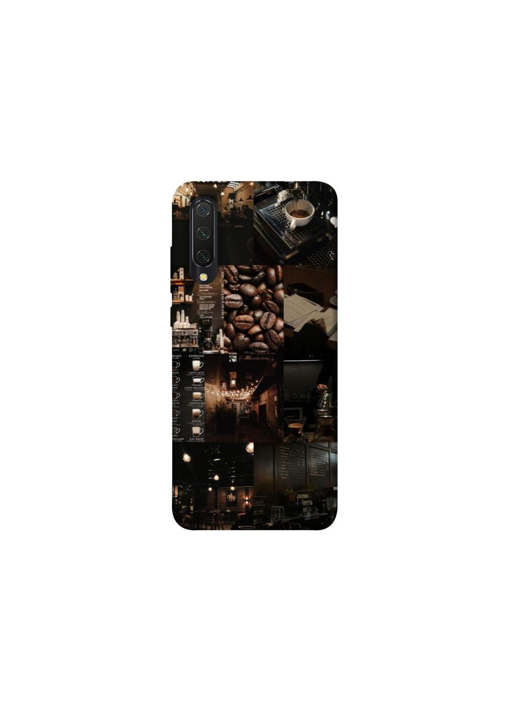 Чохол на Xiaomi Mi CC9 / Mi 9 Lite Coffee collage ver.1 Frontalka (355333941)