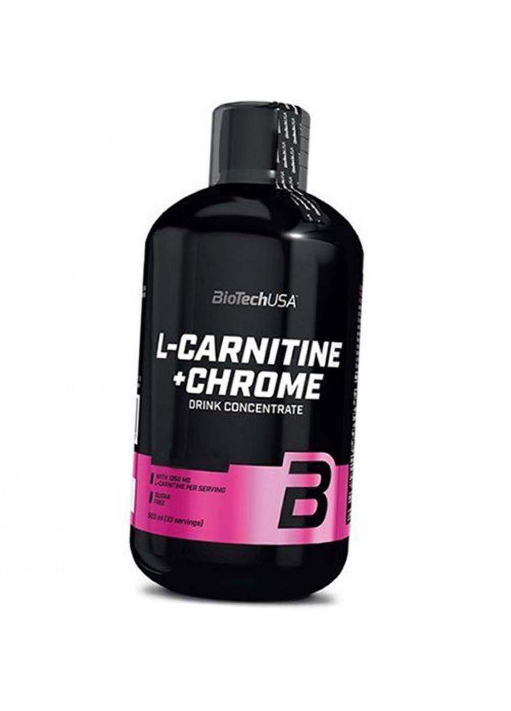 Жидкий карнитин с хромом L-Carnitine + Chrome Drink Concentrate 500 мл Апельсин Biotechusa (292710484)