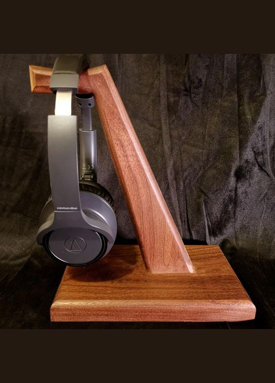 Стійка для навушників з дерева Джун сієна (НУП-004605) No Brand (328414987)