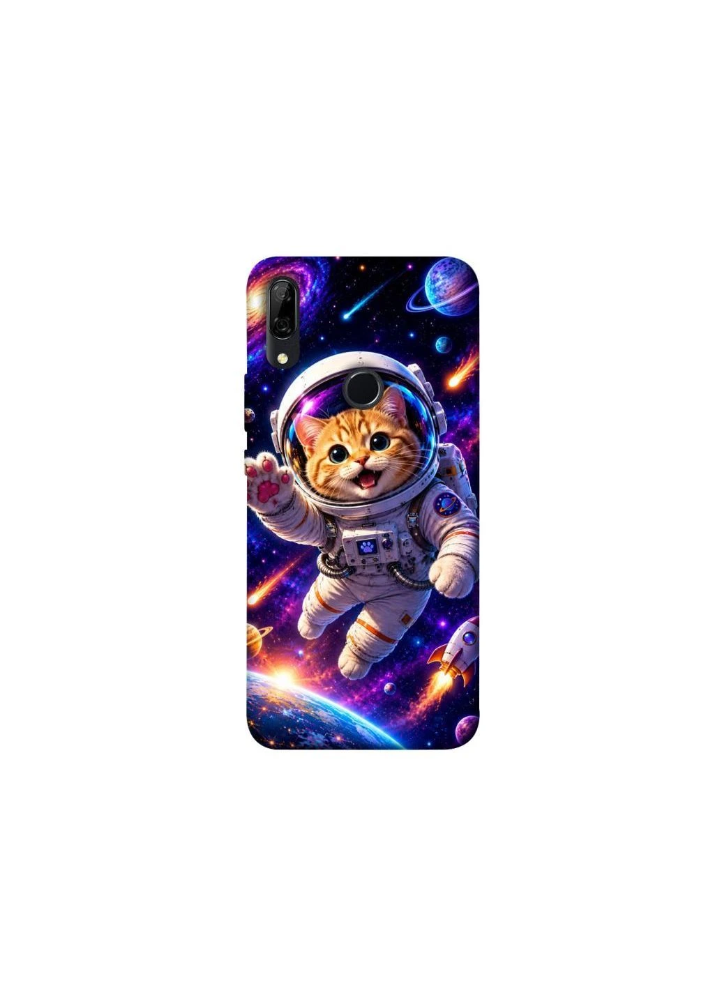 Чохол на Huawei P Smart Z Space Cat Frontalka (396391883)