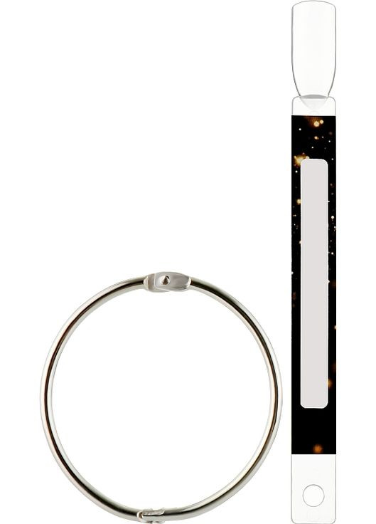 Тіпси на кільці, стікер зірки, прозорі, квадрат 50шт (1143676-27067734) Sticker Tips (369562087)