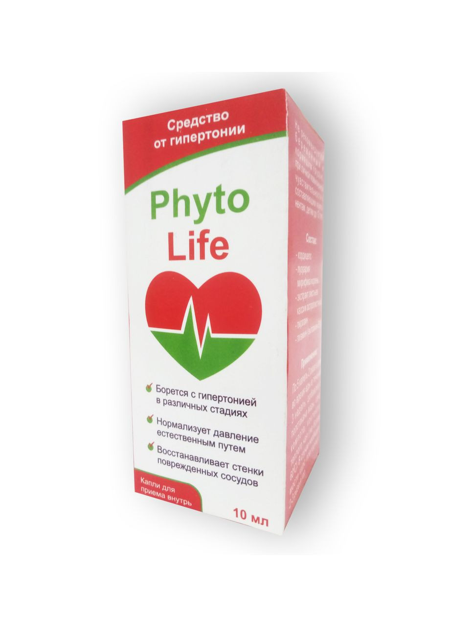 Краплі від гіпертонії Phytolife ФітоЛайф 10мл No Brand (304766966)