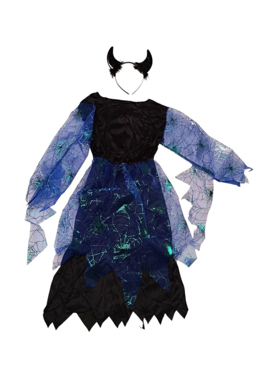 Костюм-чортика для дівчинки + Ободок Ріжки 8-12 років No Brand (363115172)