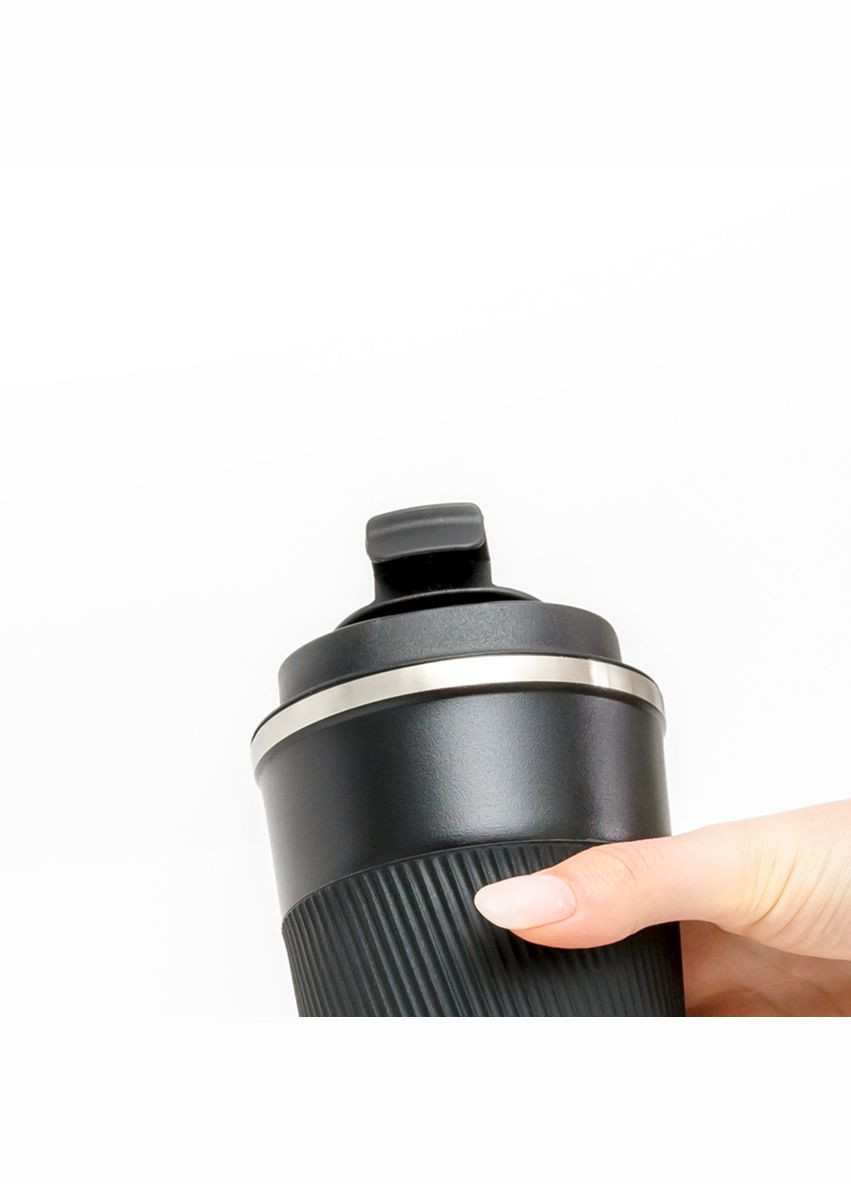 Термокружка MY HOME 380 мл Черная (KP28 S BLACK) MVM (301003338)