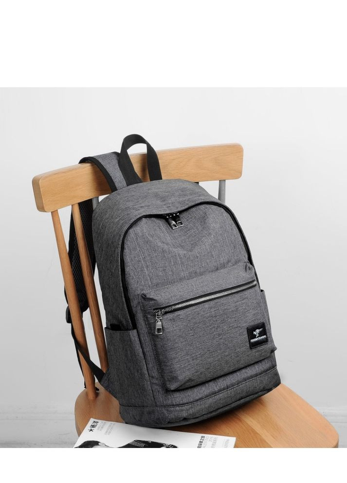 Чоловічий рюкзак-кенгуру Columbia великої місткості з USB виходом сірий Senkey&Style (272151503)