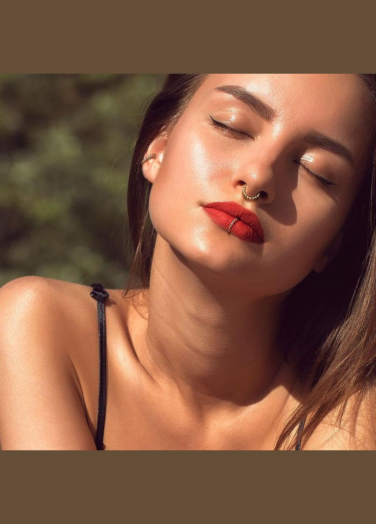 Кольцо кликер (спираль) из стали RH72-1608-ST серьги для пирсинга септума носа, хряща уха (1,2мм; 8мм) Spikes (333698637)