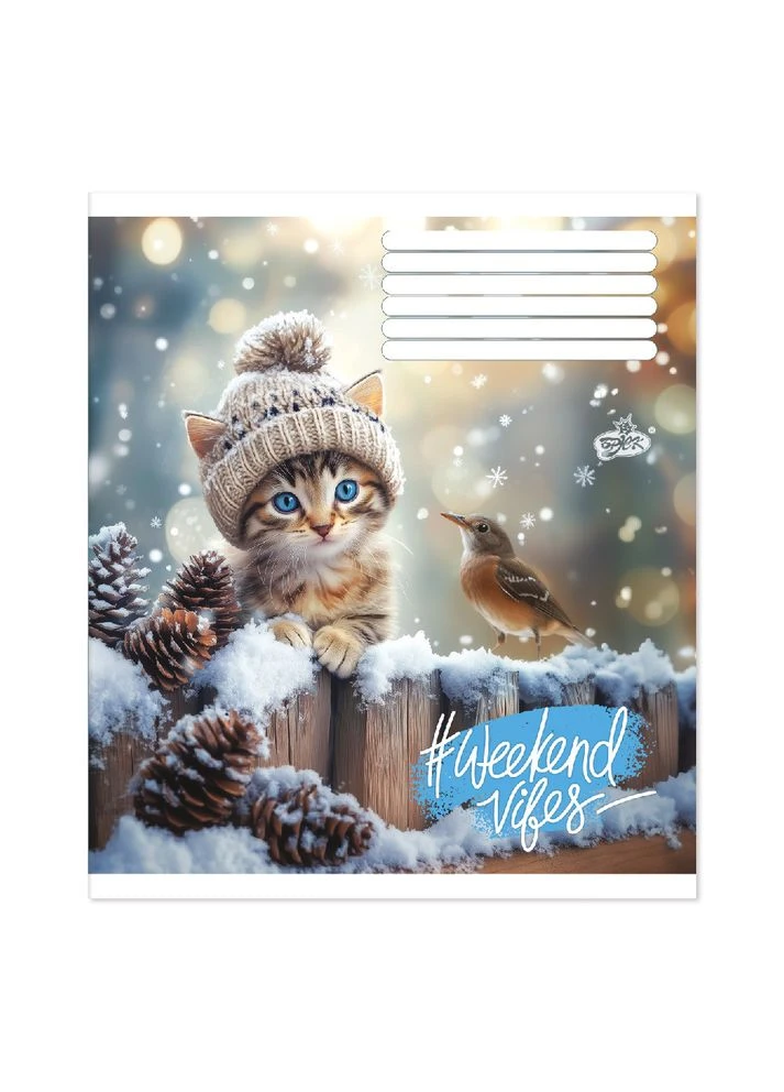 Тетрадь уч. "Бреск" 60арк.# /ТВ-15/ No2621 Муркотливый комфорт (15/180) Упаковка 15 шт Бріск (392425106)