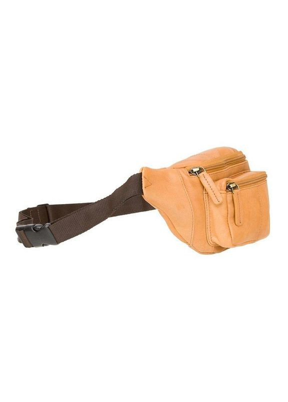 Поясная кожаная сумка Bumbag Sand (720 SND) Visconti (324611461)