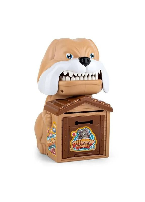 Детская копилка сейф для денег с кодовым замком 14х18см Собака Sebar Brown No Brand (350349218)