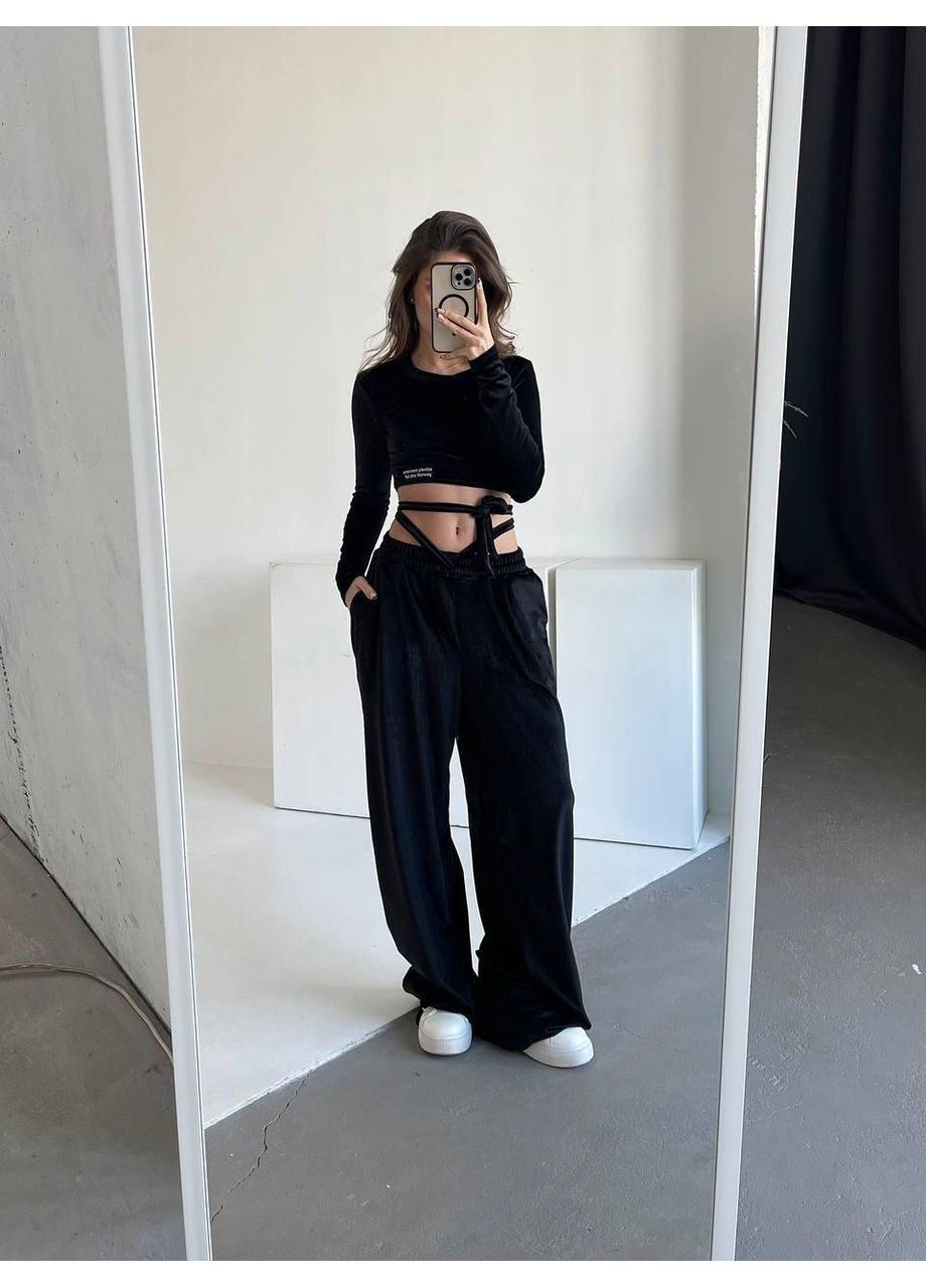 Жіночий костюм топ +палацо No Brand (368870590)