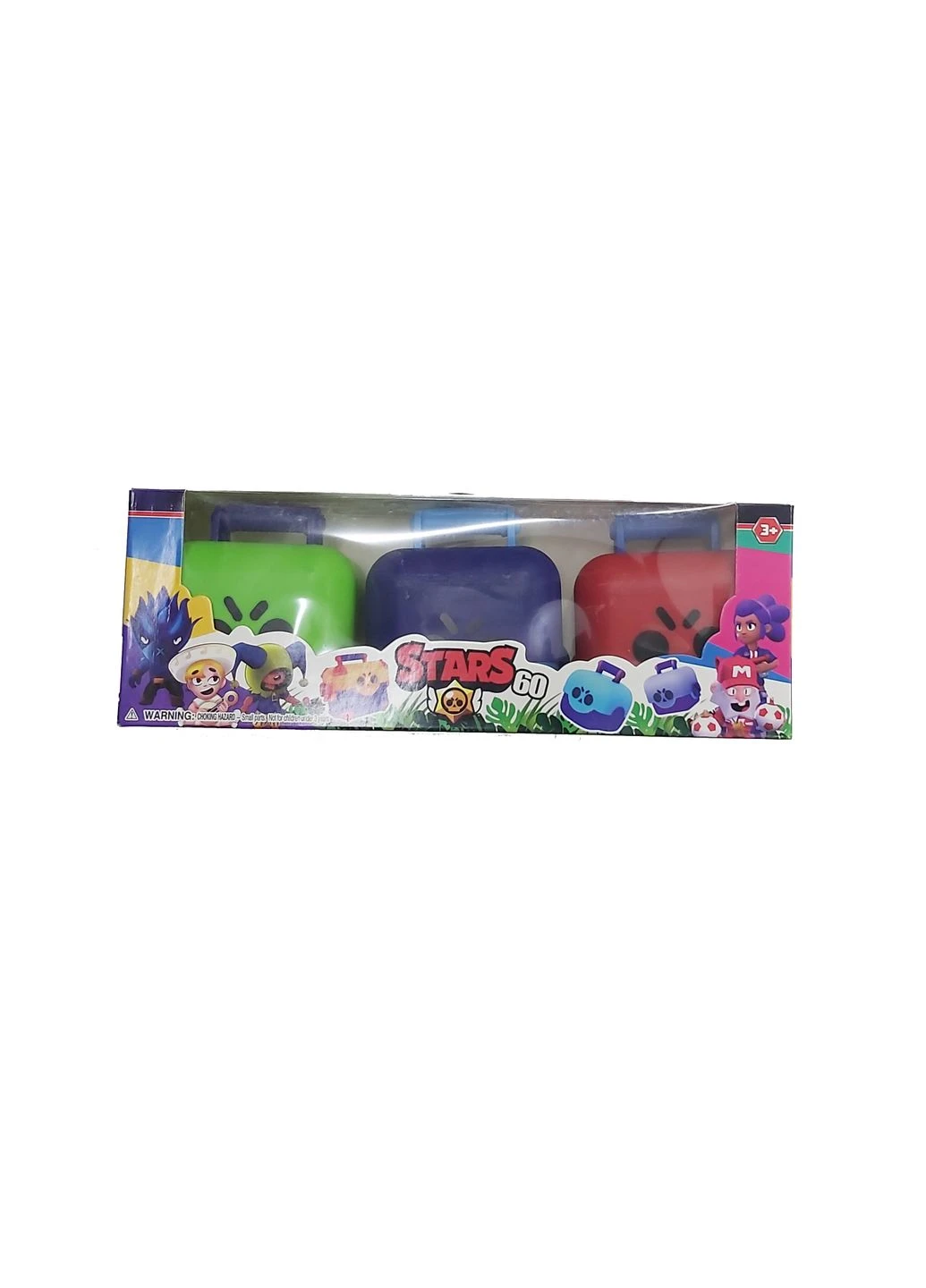 Герои BRAWL STARS 60 200958, 3 шт в коробке (6971631309494) Вид 1 No Brand (311196222)