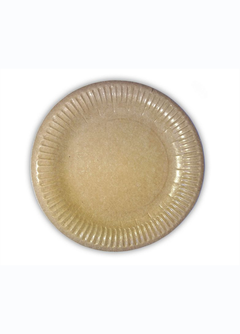 Тарілки картонні крафт ламіновані 18см (цупкі) 50шт KOZA Style (322288153)