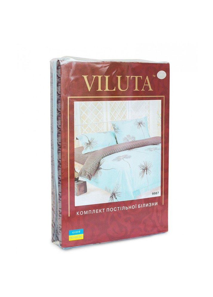 Комплект постільної білизни Вілюта ранфорс 9987 полуторний Viluta (288045009)