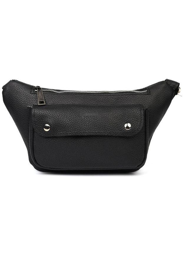 Сумка мужская через плечо кожаная бананка на пояс флотар Черный TARWA (320587531)