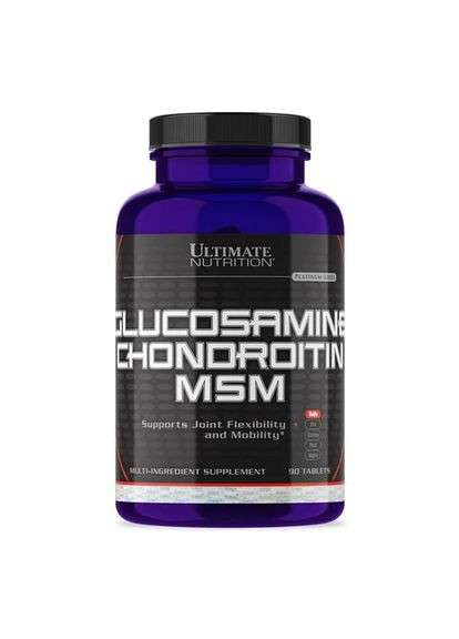 Препарат для суглобів і зв'язок Glucosamine Chondroitin MSM, 90 таблеток Ultimate Nutrition (334707301)