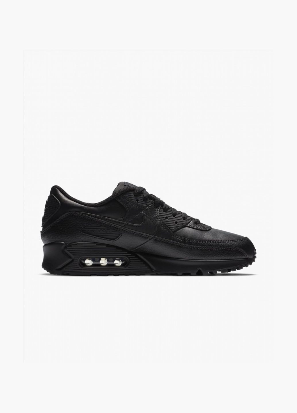 Чорні Осінні кросівки чоловічі air max 90 ltr black cz5594-001 Nike