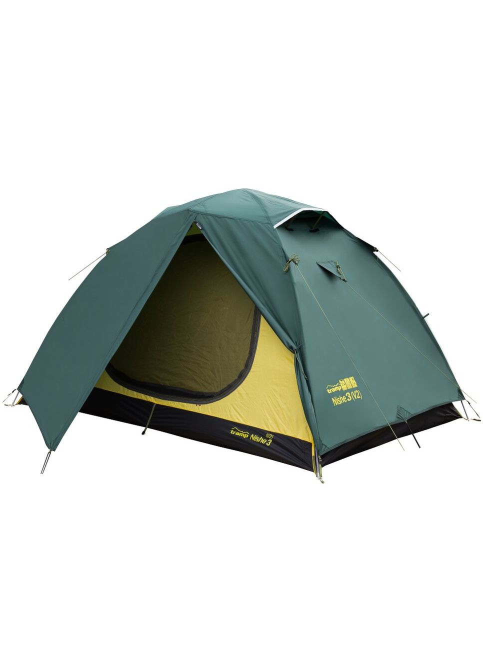 Палатка Nishe 3 (v2) green UTRT054 (UTRT-054) Tramp (315518550)