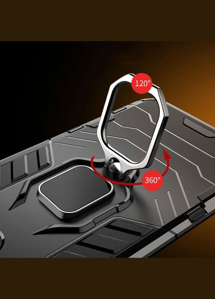 Чехол бампер Ring Armor для Samsung Galaxy S24 (SM-S921) - Black Primolux (332994214)