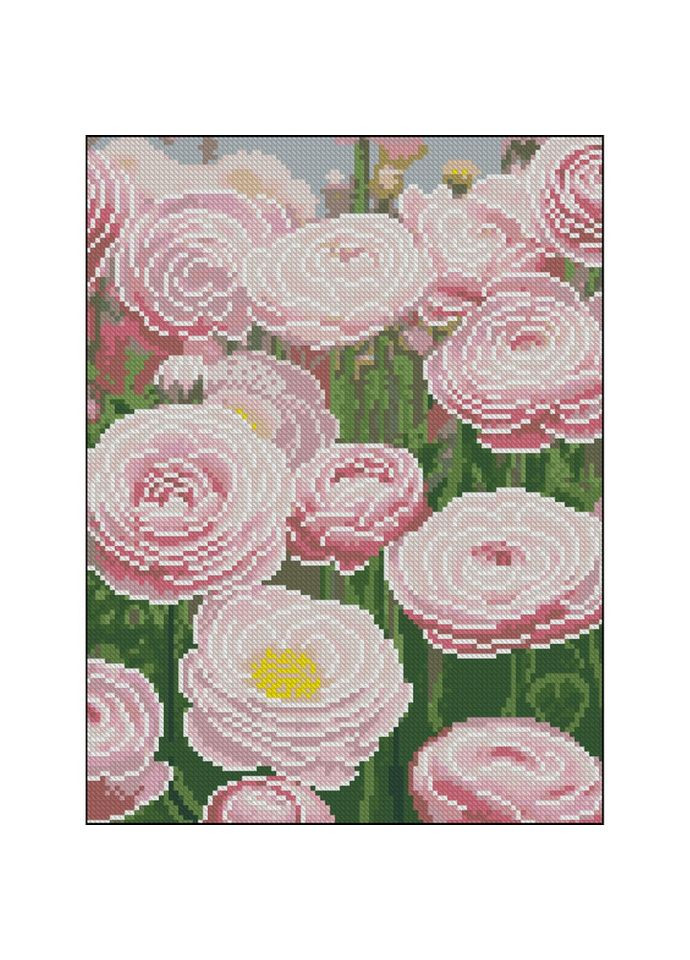 Алмазная мозаика без подрамника "Весеннее поле" ZAV3040-16, 30х40 см Strateg (369527730)