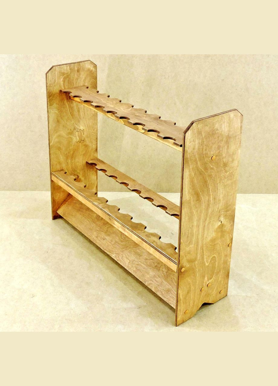 Органайзер для вудок з дерева Булухта сієна (РИБ-000705) No Brand (328911685)