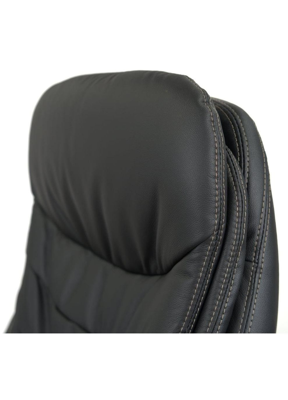 Крісло Валенсія Soft CH MB Чорний (Шкіра LC-A) Аклас (360546178)