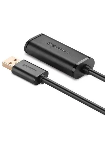 Дата кабель (10319) Ugreen USB 2.0 AM to AF 5.0m Active black (402304585)