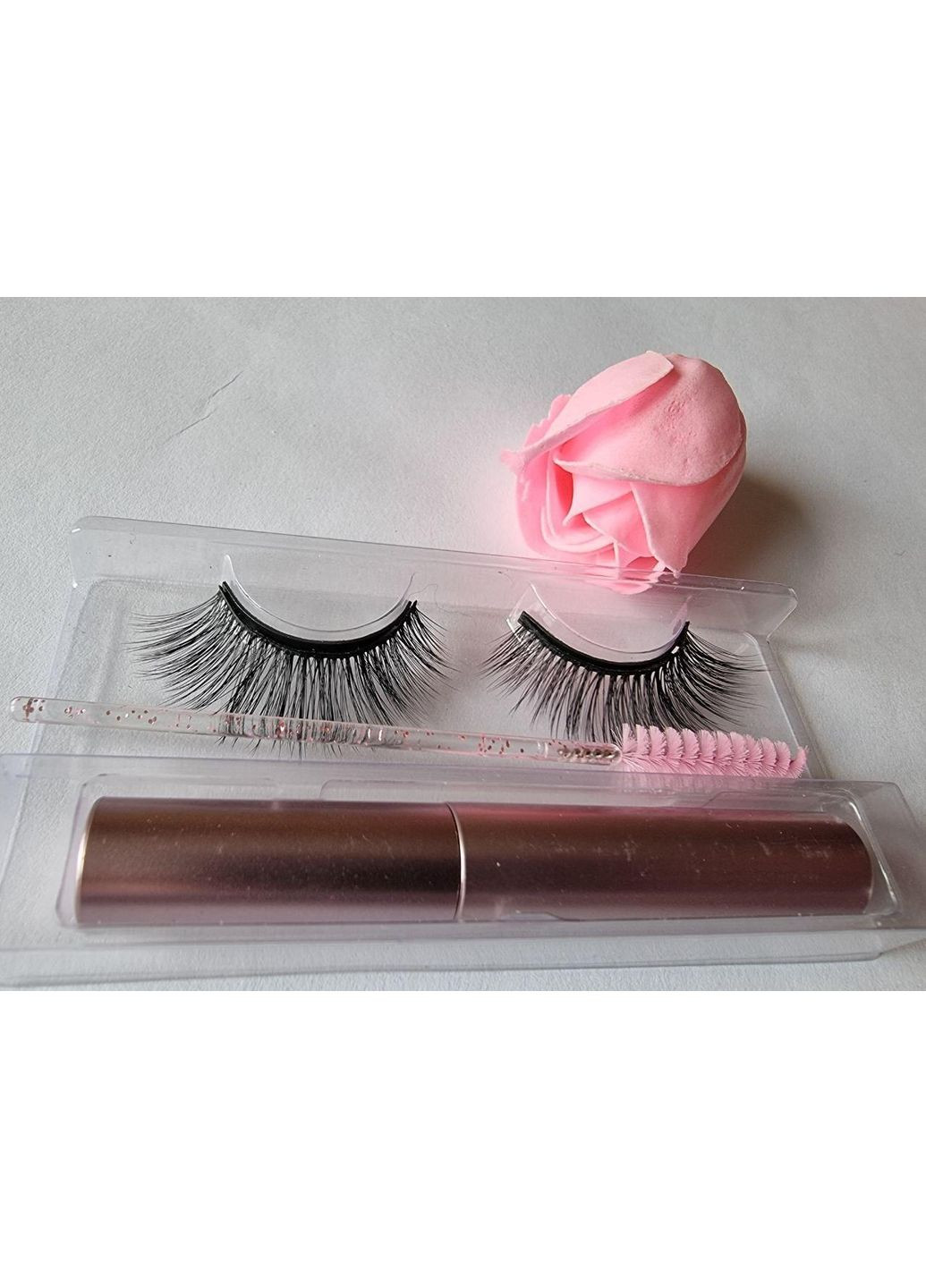 Многоразовые ресницы любого объема 2Д-3Д-6Д + магнитная подводка для надевания + микробраш Magnetic Lashes (366668451)