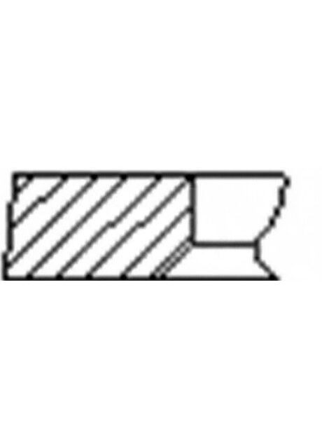 Кільця поршневі Freccia (368533330)