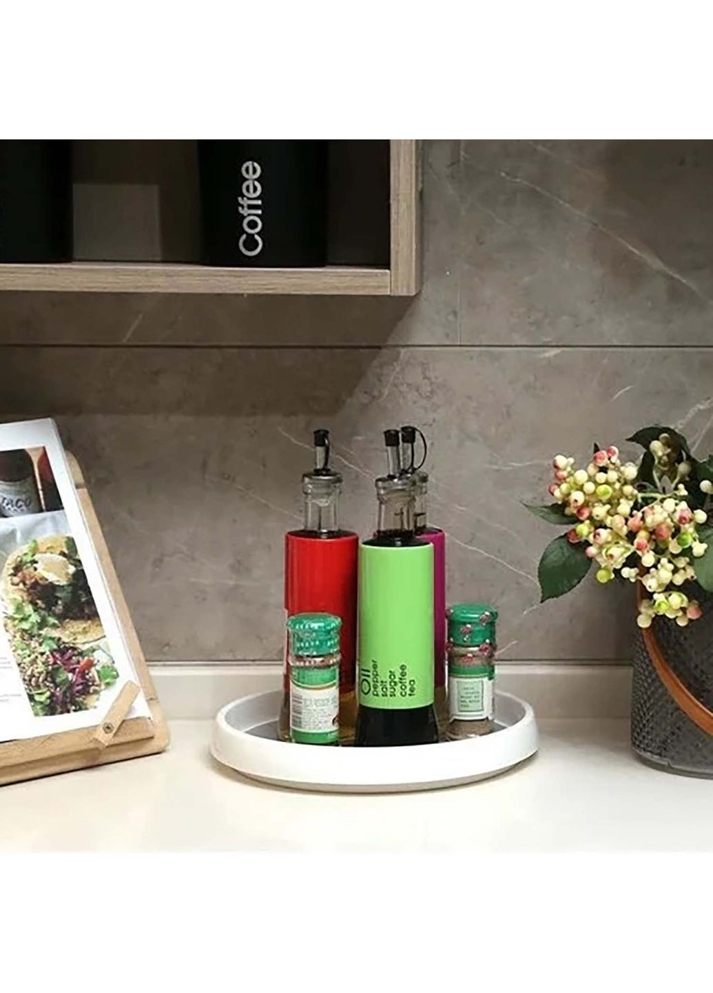 Диспенсер дозатор для масла уксуса соуса стеклянная бутылка с дозатором с стильной цветной накладкой 300 мл Kitchen Master (350884005)