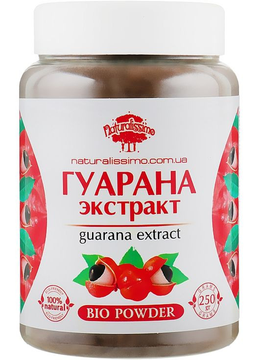 Гуарана в порошку 10 % 250g (294097-11242) Naturalissimo (368647957)