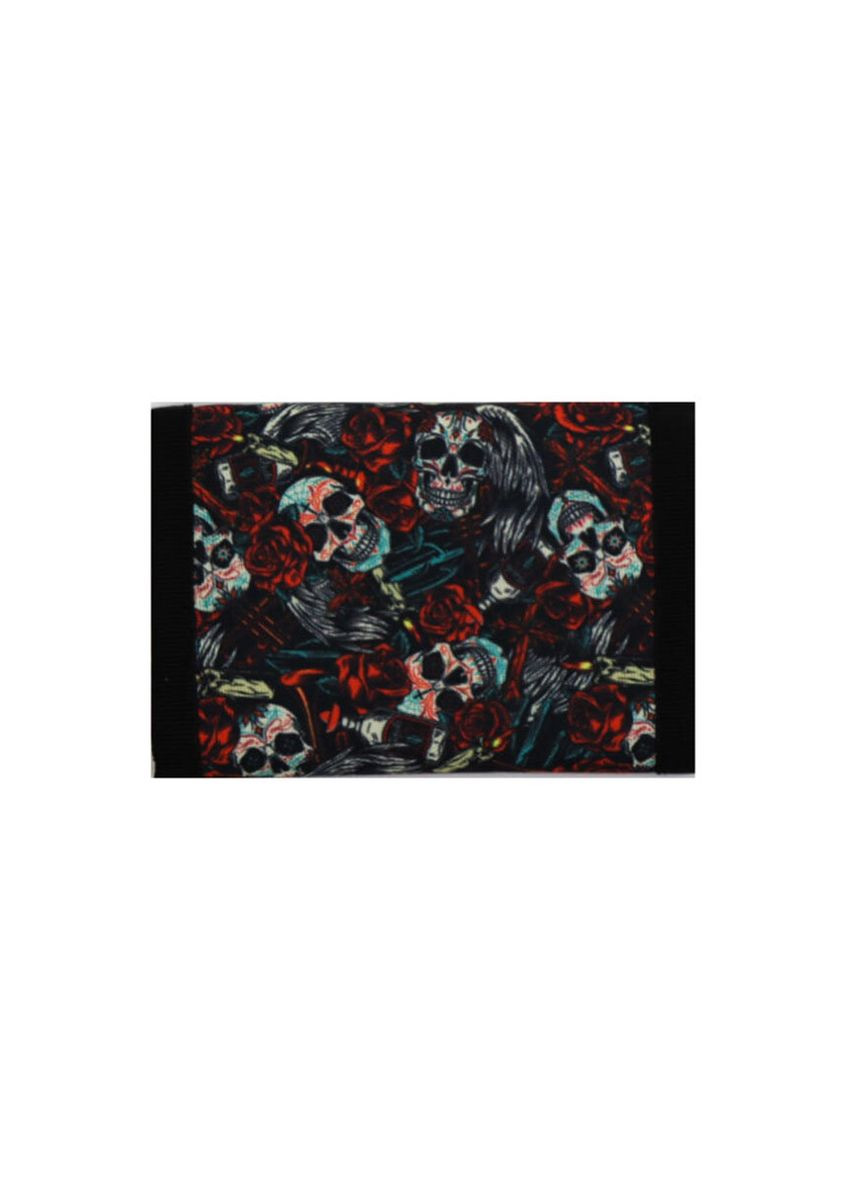 Кошелек - Print, Sсull&Roses Black Reload (285795006)