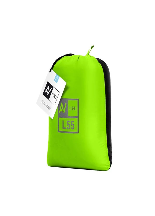 Куртка двостороння AiryVest UNI, розмір, салатово-чорна WAUDOG (362585358)