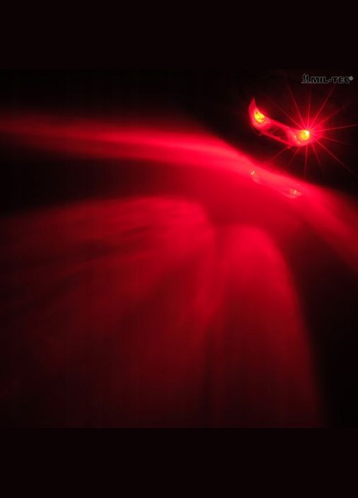 Налобний тактичний ліхтарик CREE XPE з червоним та білим світлом (15168002) Mil-Tec (292734710)