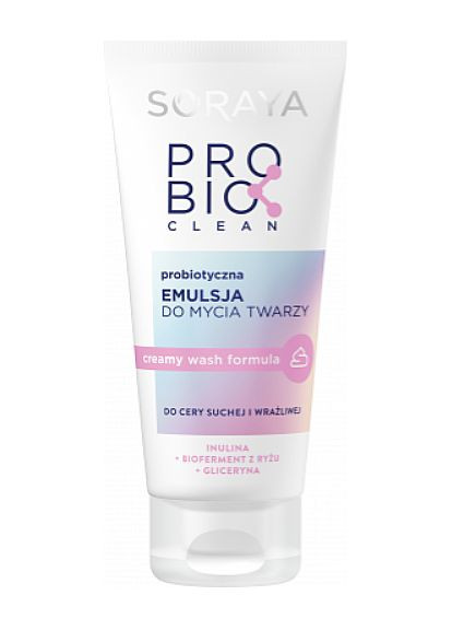 Эмульсия для умывания, для сухой и чувствительной кожи Probio Clean 150ml (1120055-138614) Soraya (368652685)
