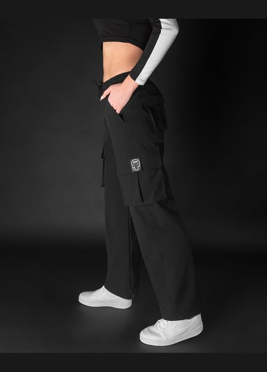 Жіночі брюки карго Клондайк чорний BEZET (291437862)