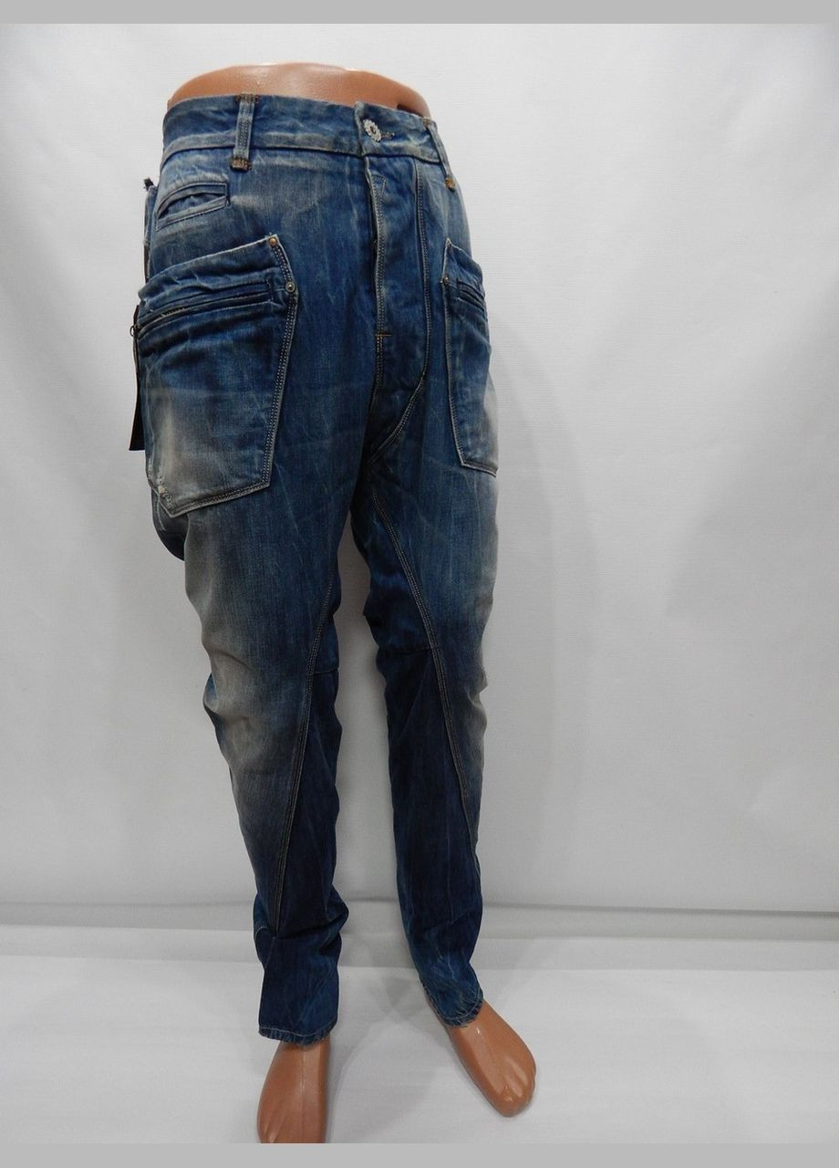 Синие демисезонные джинсы мужские salsa сток р.52 (w33 х l30) 163dgm (только в указанном размере, только 1 шт) No Brand