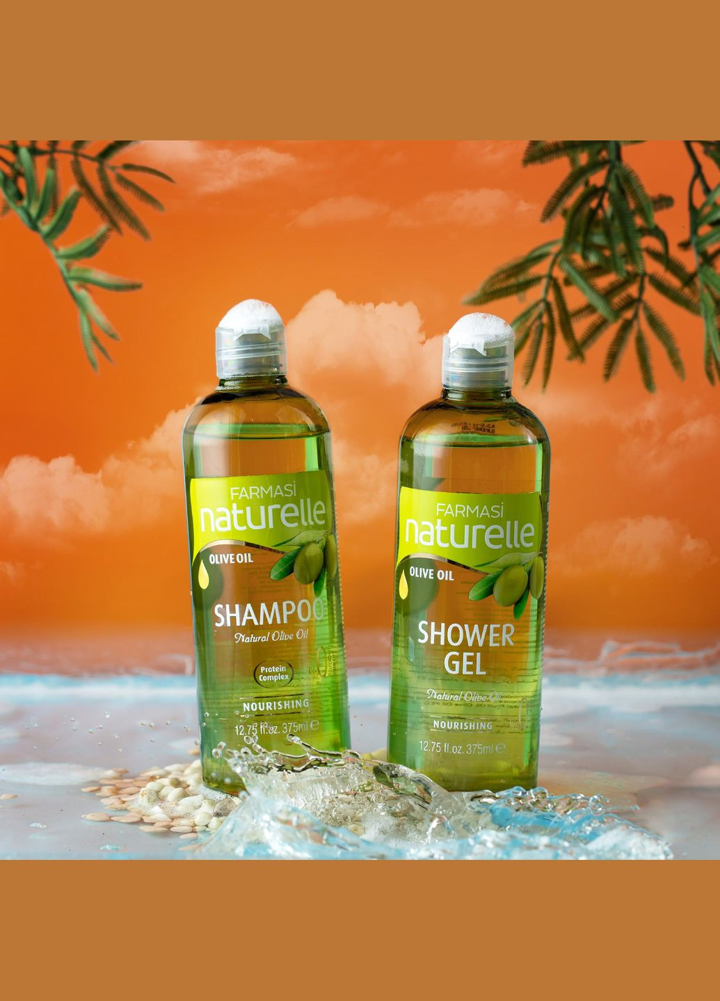 Гель для душу Naturelle Olive Oil 360 мл Farmasi (294944802)