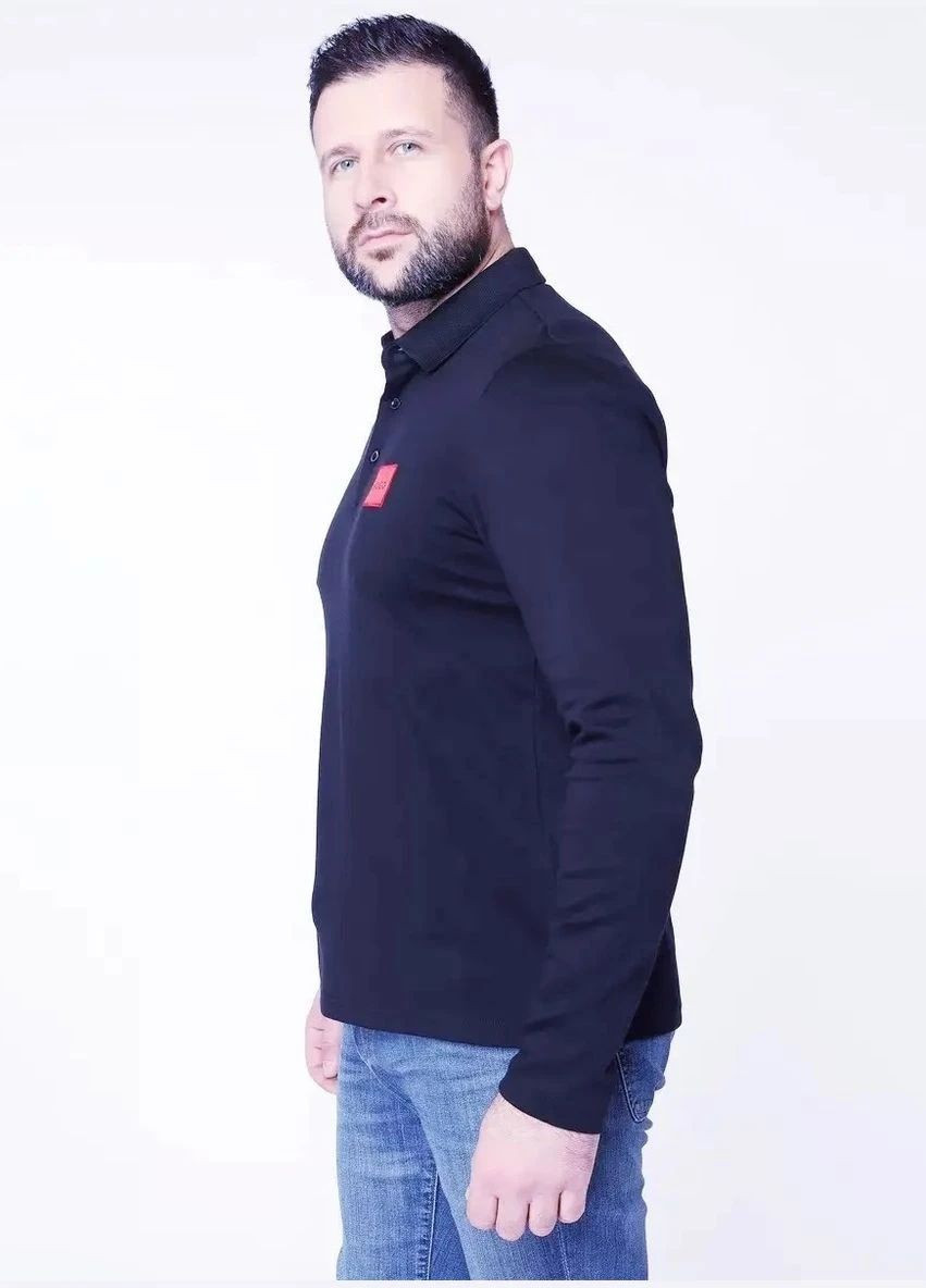 Поло чоловіче з довгим рукавом Hugo Boss Interlock (302466046)