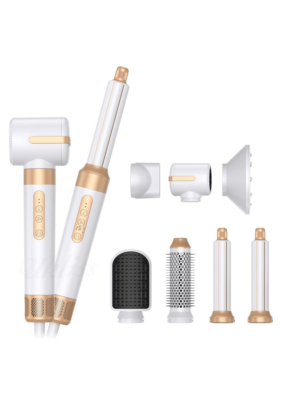 Мультистайлер Brillix Airwrap HS05 long, стайлер с 7 насадками Белый No Brand (347590411)