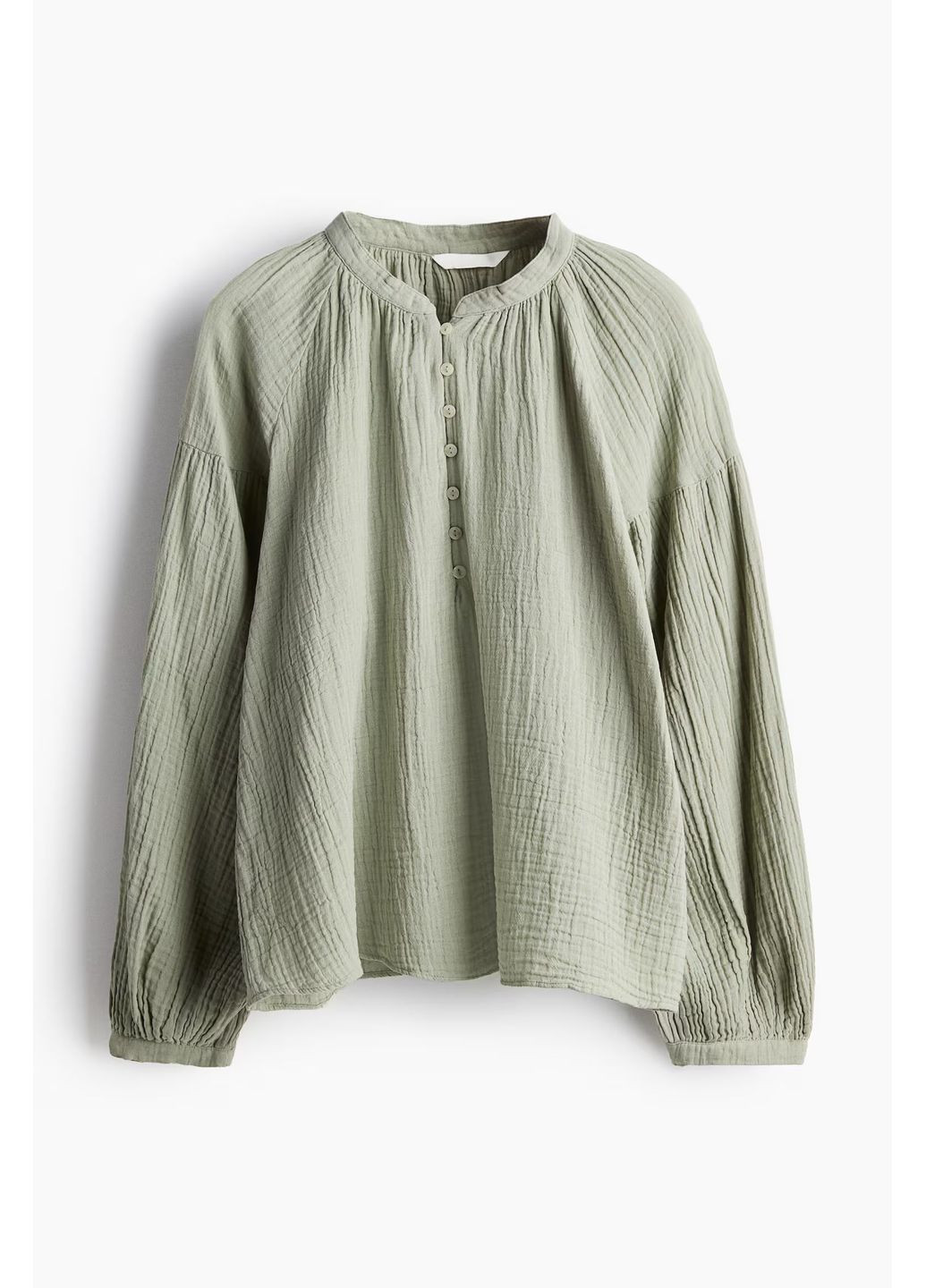 Оливкова блуза H&M