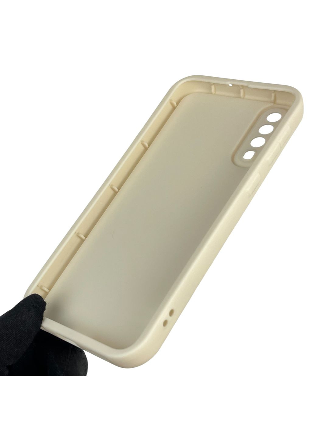 Чохол силіконовий Soft Touch з 3D принтом жіночим для Galaxy A30s (SM-A307F) молочний (Повний захист камери) Samsung (373670621)