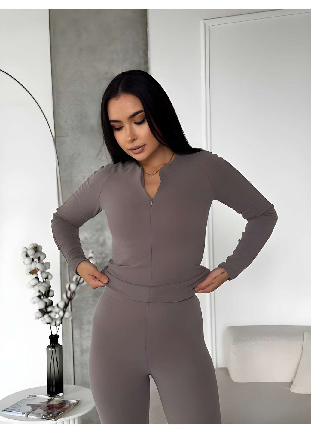 Женское теплое термобелье термокомплект черный черный Україна (366868991)