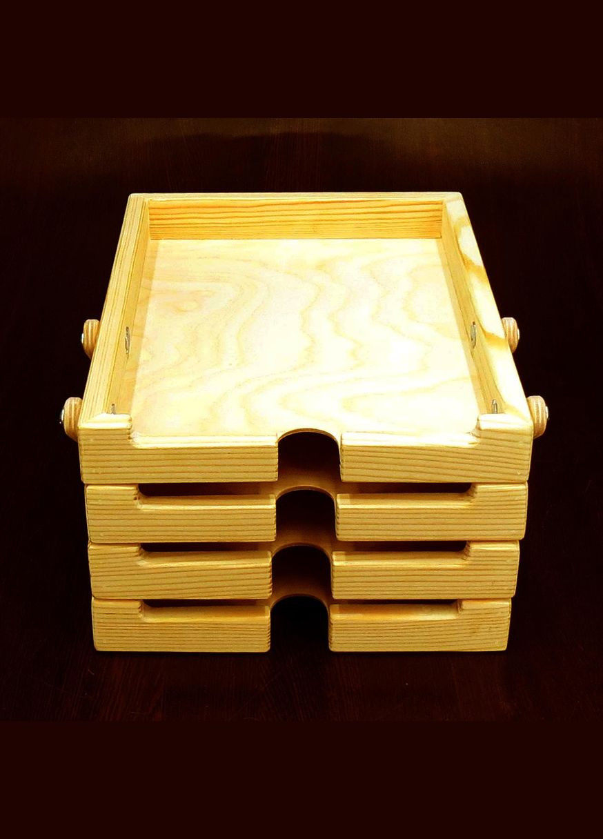 Бюро для бумаг из дерева Акранес ваниль (БЮР-000102) No Brand (328414293)